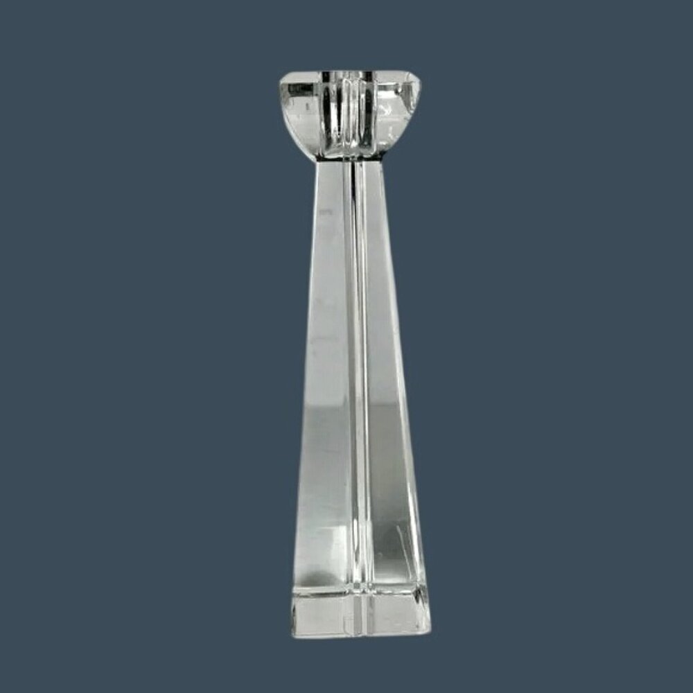 Waterford Crystal Metra 8" Crux Candlestick Single Candle Holder Made In Ireland